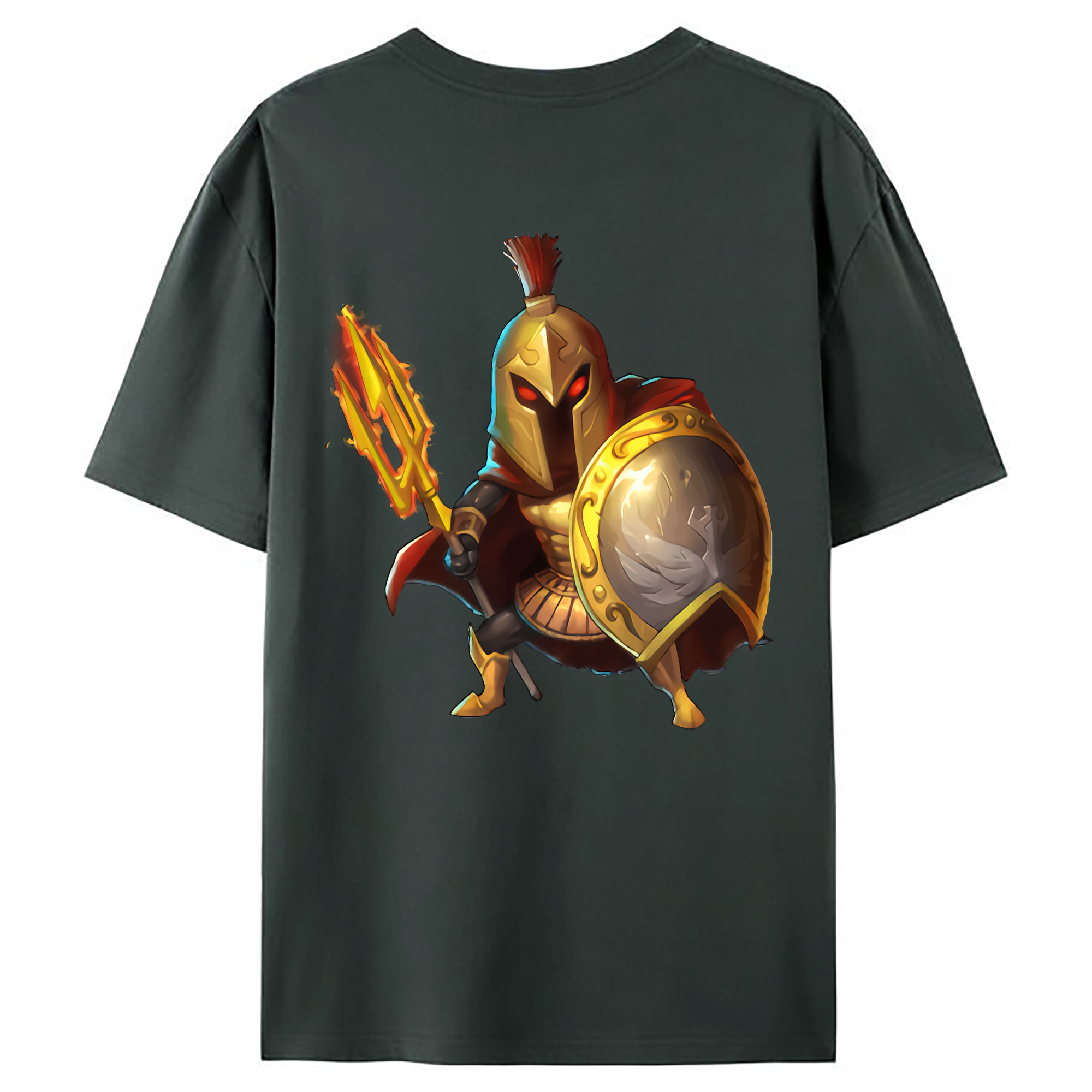 （画像用） リーグ・オブ・レジェンド League of Legends LOL 綿100％ メンズ半袖Tシャツ（バックプリント） 通気性